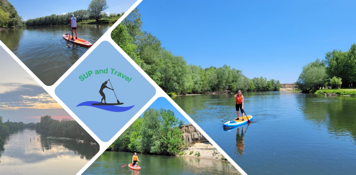 SUP-ер изживяване по река Марица, градско гребане край Пловдив