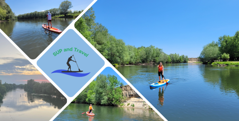 SUP-ер изживяване по река Марица, градско гребане край Пловдив