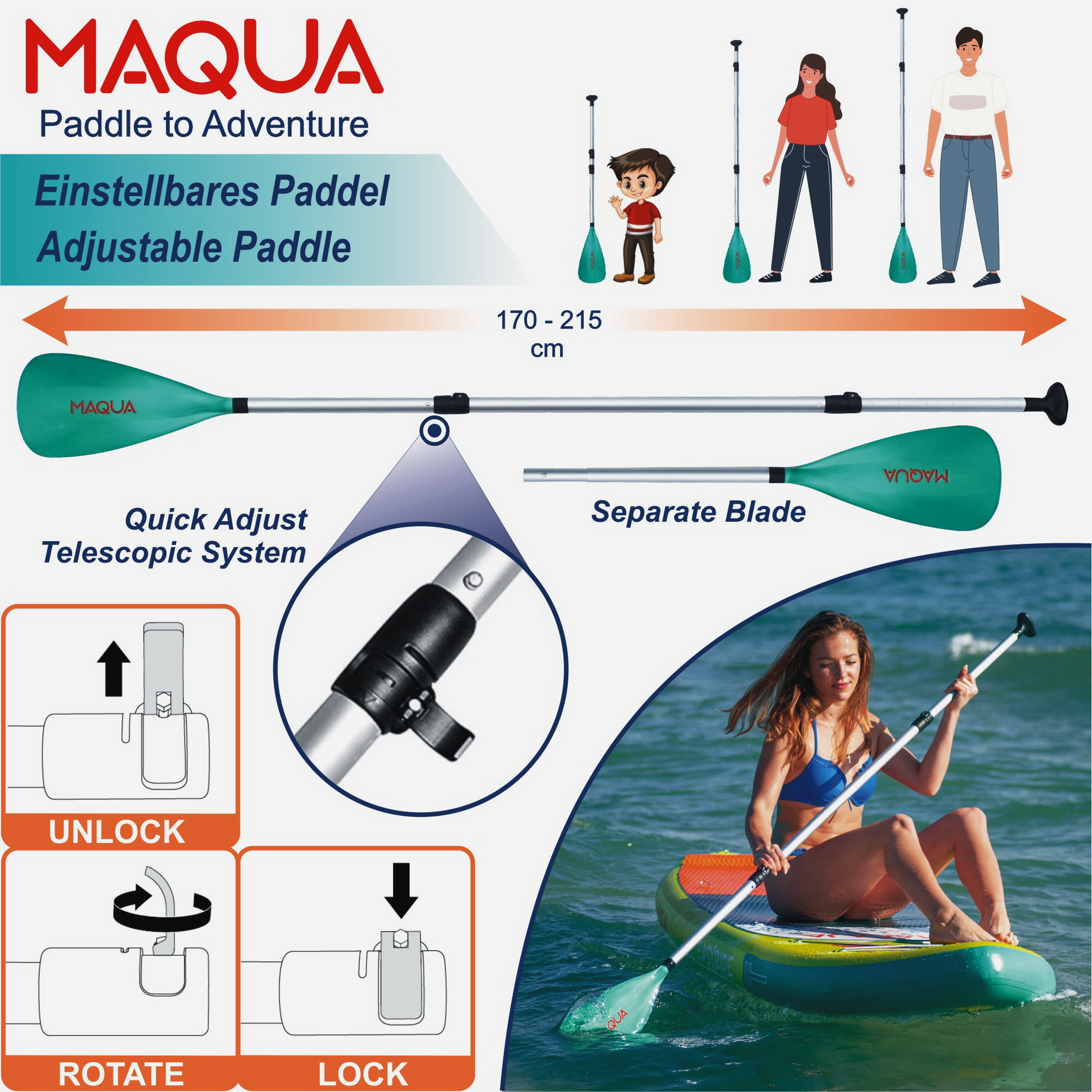 Надуваем SUP падъл борд MAQUA VOYAGER Kayak Kit 11'8" - Image 5