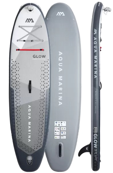 SUP падъл борд Aqua Marina Glow - със система за околна светлина 3,15 м/15 см