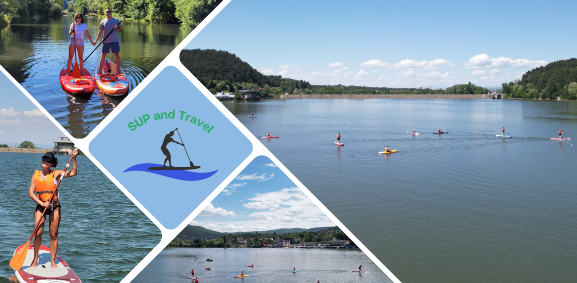 SUP-ер приключение на Панчаревското езеро, гребане с падъл борд край София