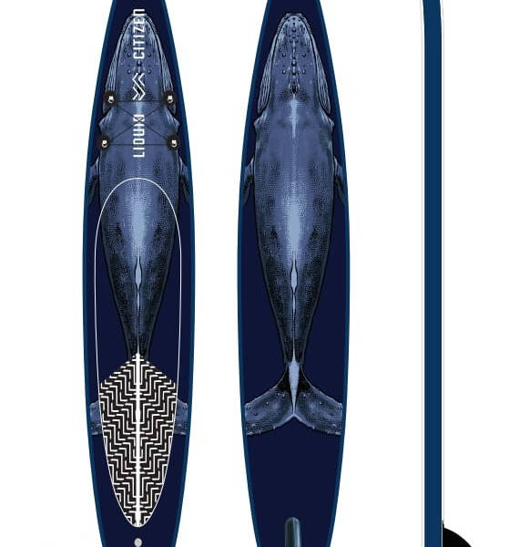 Надуваем падълборд Liquid Citizen Deep Ocean 14'