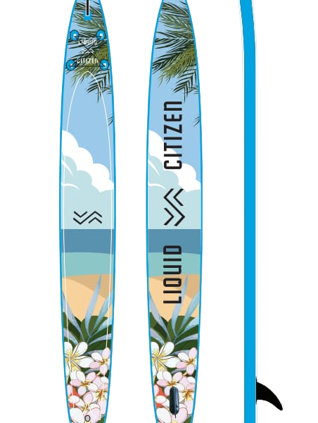 Гигантски надуваем падълборд Liquid Citizen Beach Sunrise 22'