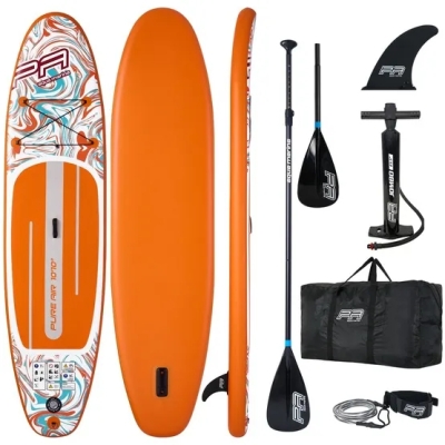 Надуваем падълборд iSUP Aqua Marina Pure Air 12' All-round Mini Combo
