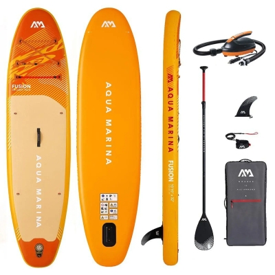 Надуваем падълборд с ел. помпа Aqua Marina Fusion 10'10"