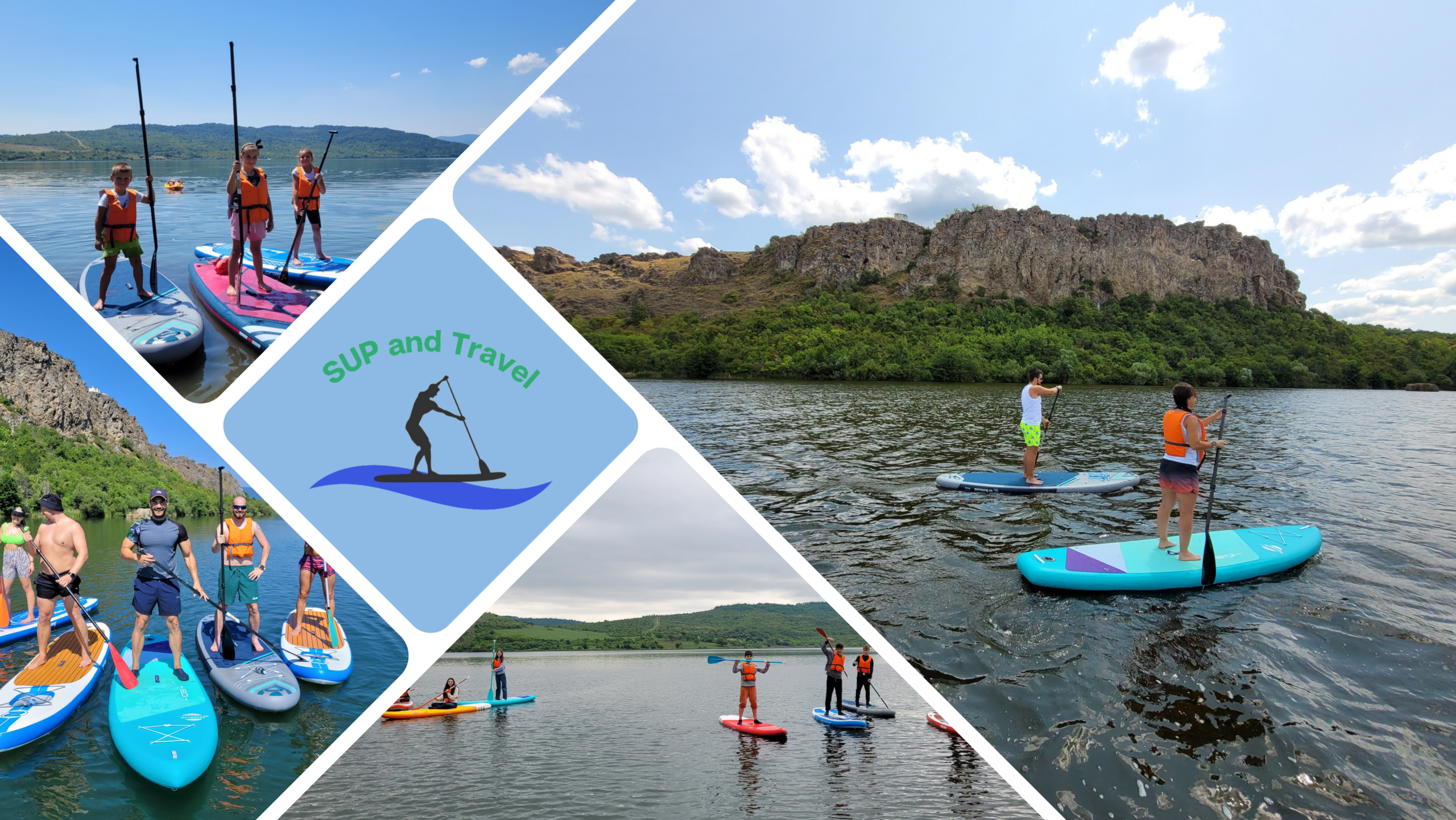 Pchelina reservoir paddle boarding